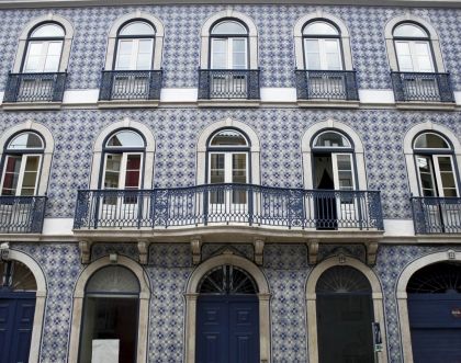 Colours of Portugal - azulejos and colourful facades of scenic tenements 