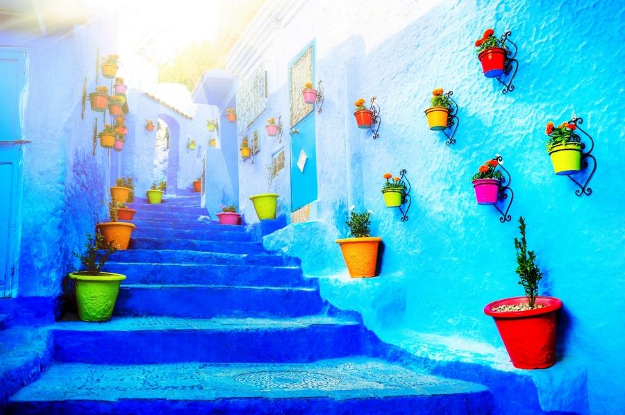 Chefchaouen - a charming sky blue town in Maroco | Foveo Tech